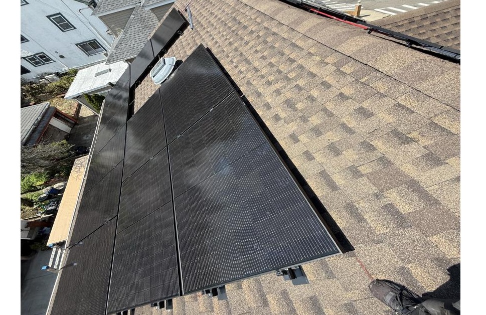 Solar Array Installed Panels
